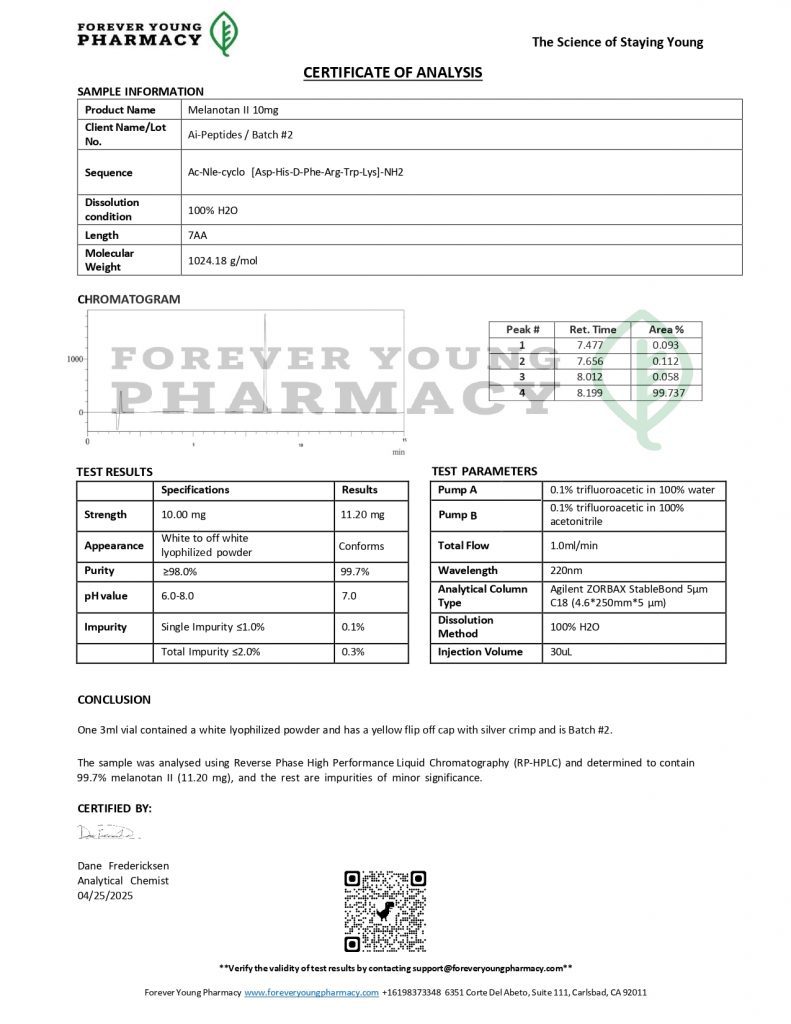 Melanotan II 10mg- COA - Ai-Peptides - 04.25.2025_page-0001