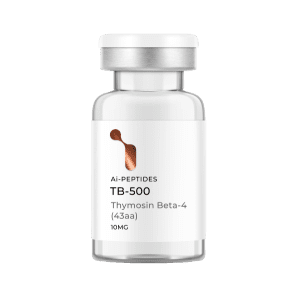 TB-500 aids tissue repair and recovery in muscles/tendons; unapproved, risks unknown effects.