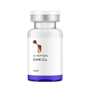 GHK-Cu promotes skin repair, reduces aging signs, and aids wound healing; may cause mild irritation.
