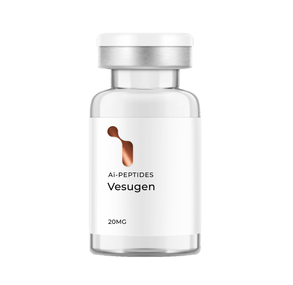 Vesugen is a synthetic peptide studied for its potential to protect blood vessels.