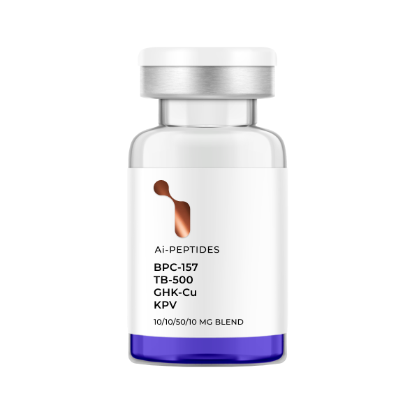 KLOW - BPC-157, TB-500, GHK-Cu, KPV research vial, Ai-Peptides